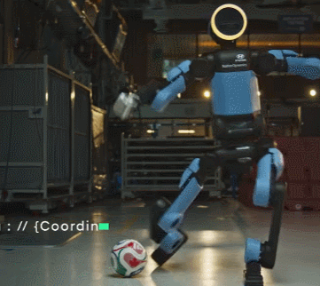 Atlas Robot Learning Soccer